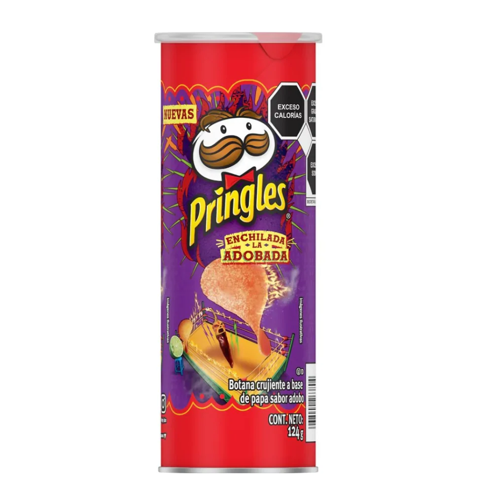 Pringles Enchilada Adobada Mex Edition, pikantni čips s okusom limuna od 124g