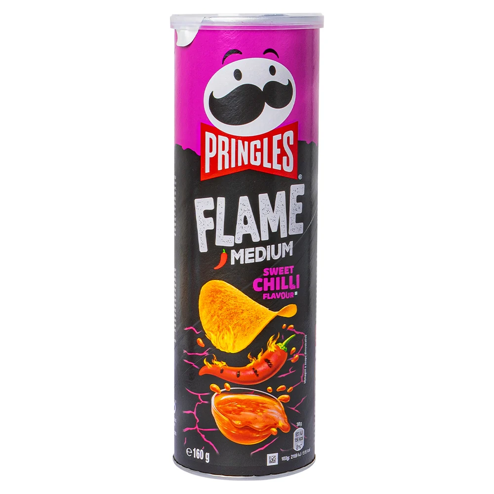 Pringles Flame Sweet Chili, čips s okusom slatke paprike od 160g