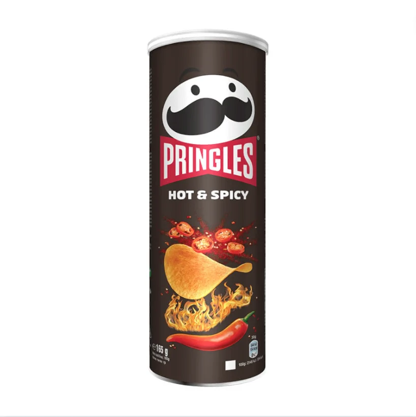 Pringles Hot & Spicy, cijev ljutih čipsa od 165g
