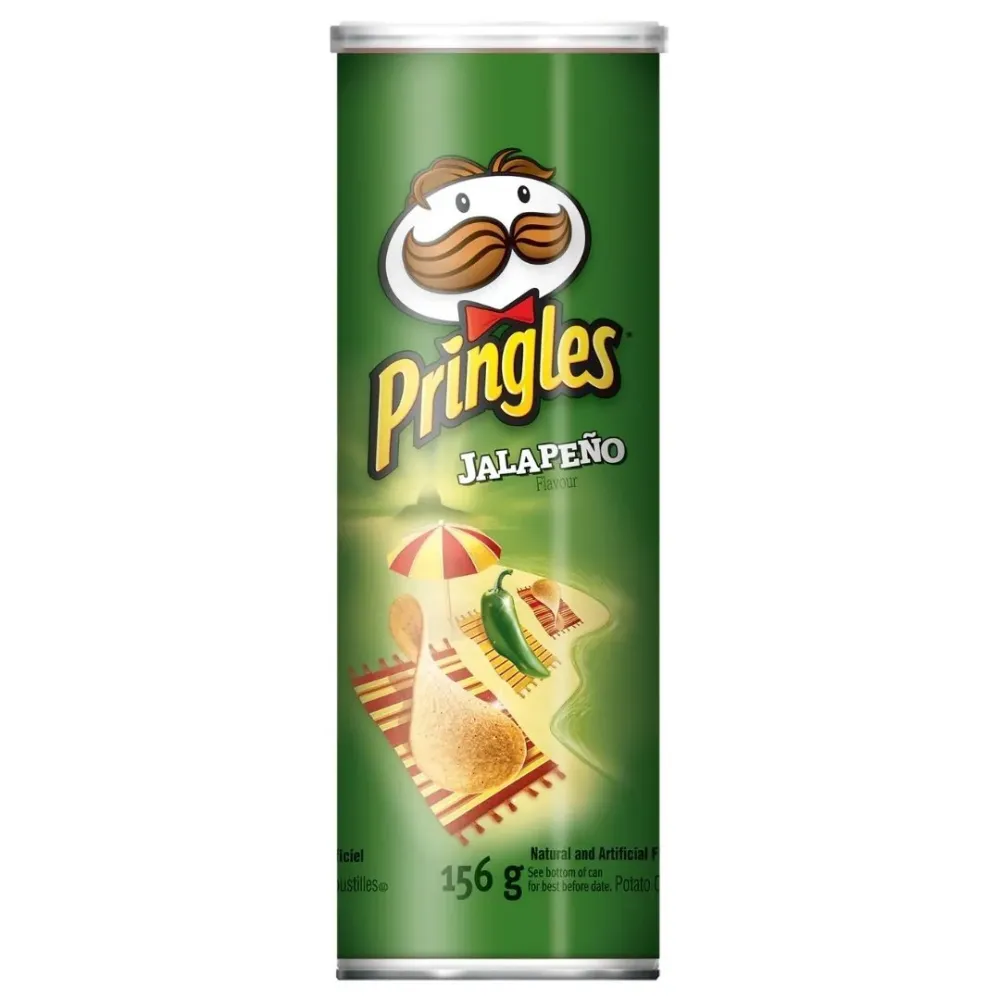 Pringles Jalapeño, čips s okusom Jalapeño papra od 158g