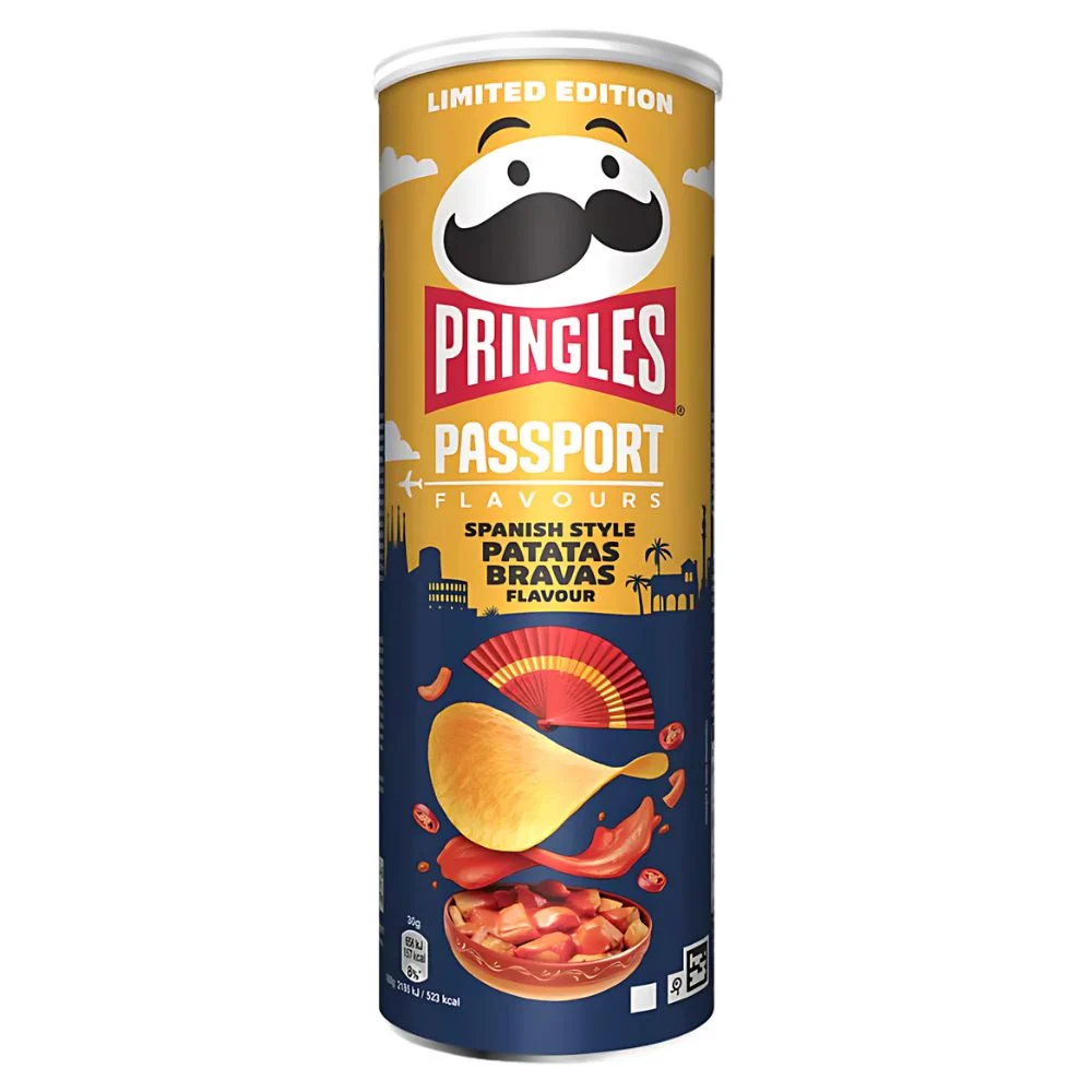 Pringles Passport Spanish Style Patatas Bravas, čips s okusom patatas bravas od 165g