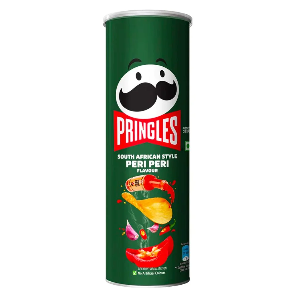 Pringles Peri Peri, ljuti čips s okusom piri piri papričice od 102g