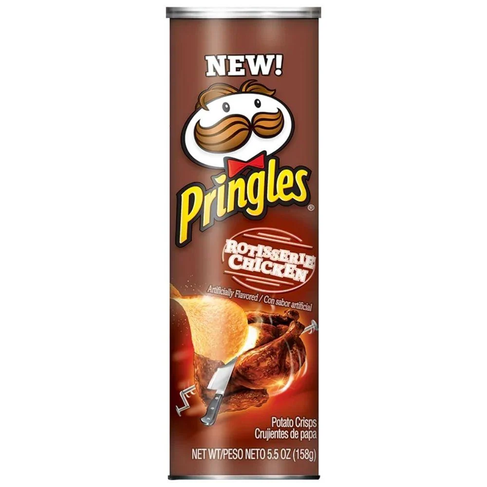 Pringles Rotisserie Chicken, čips s okusom pečene piletine od 158g