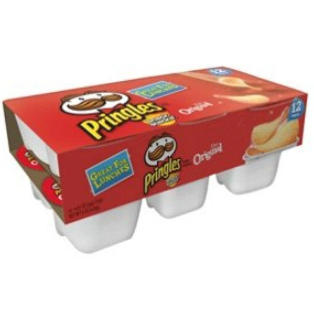 Pringles Snack Stack Original, pakiranje od 12 pojedinačnih porcija čipsa od 252g