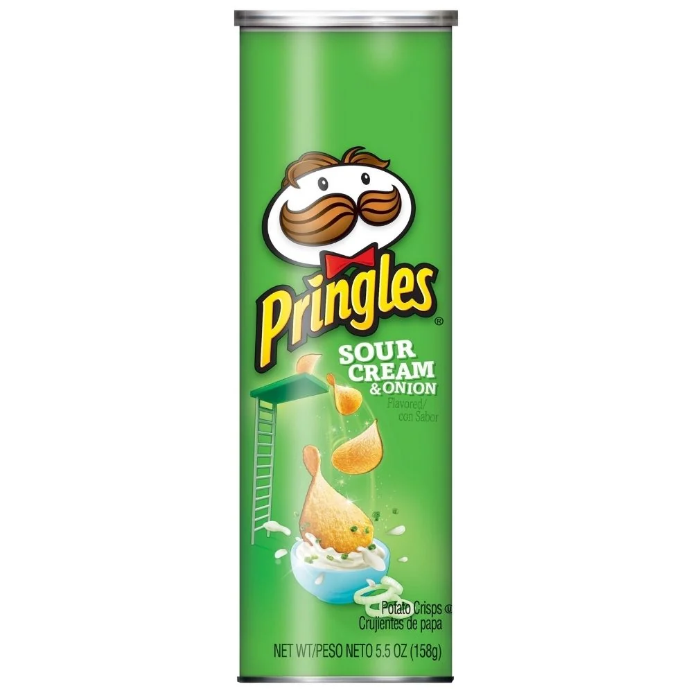 Pringles Sour Cream&Onion, čips s kiselim vrhnjem i lukom od 200g