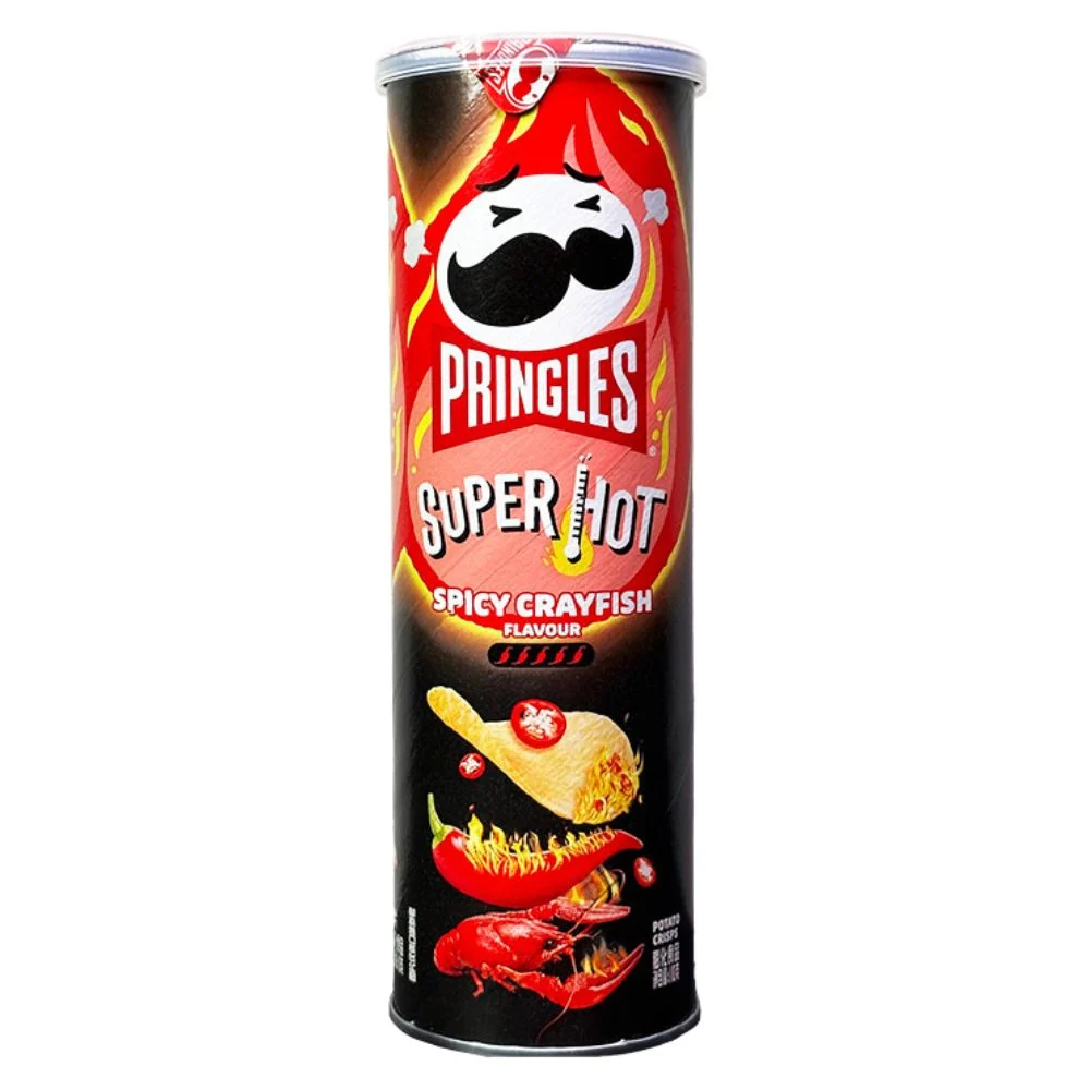 Pringles Spicy Crayfish, ljuti čips s okusom škampa od 110g