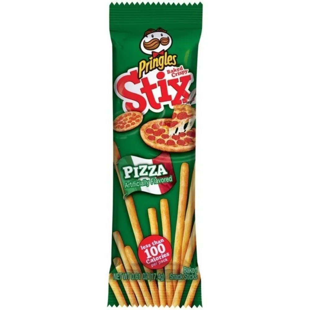 Pringles Stix Pizza, štapići s okusom pizze u pojedinačnom pakiranju