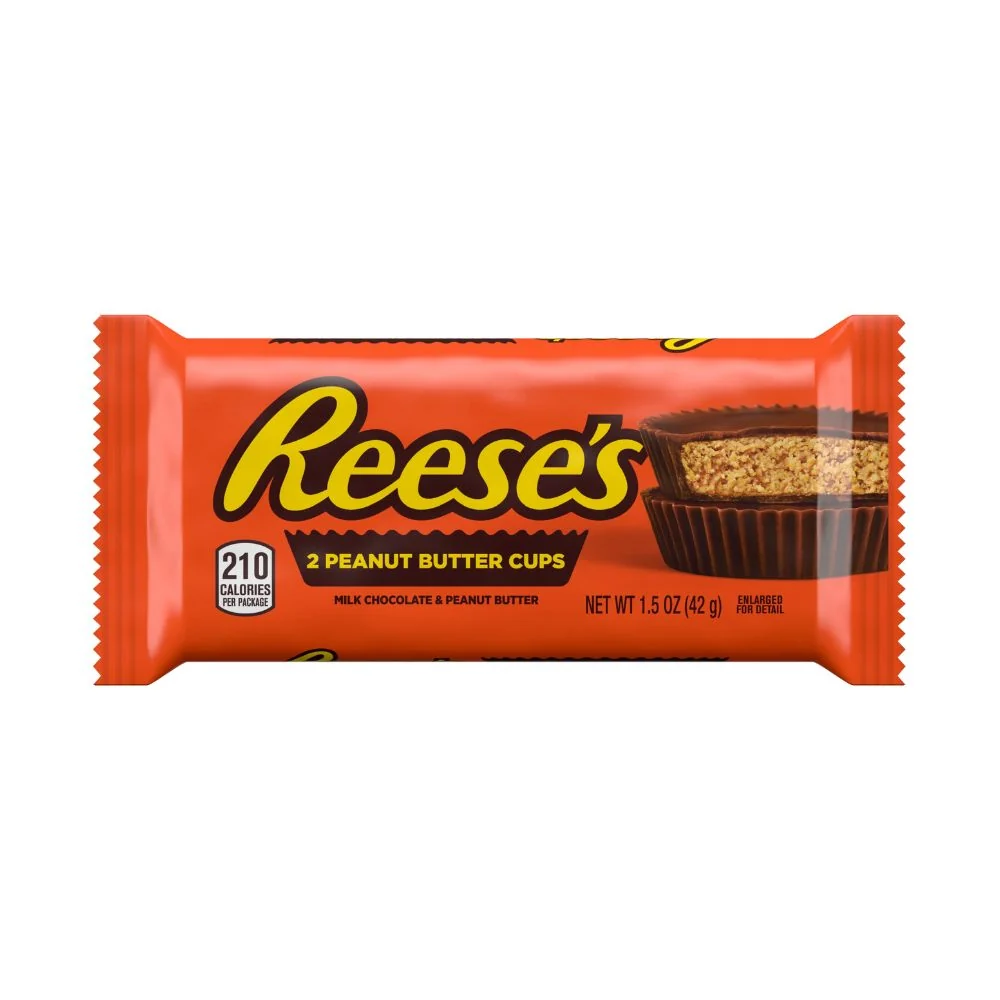 Reese's 2 Peanut Butter Cups, čokoladice s maslacem od kikirikija od 42g
