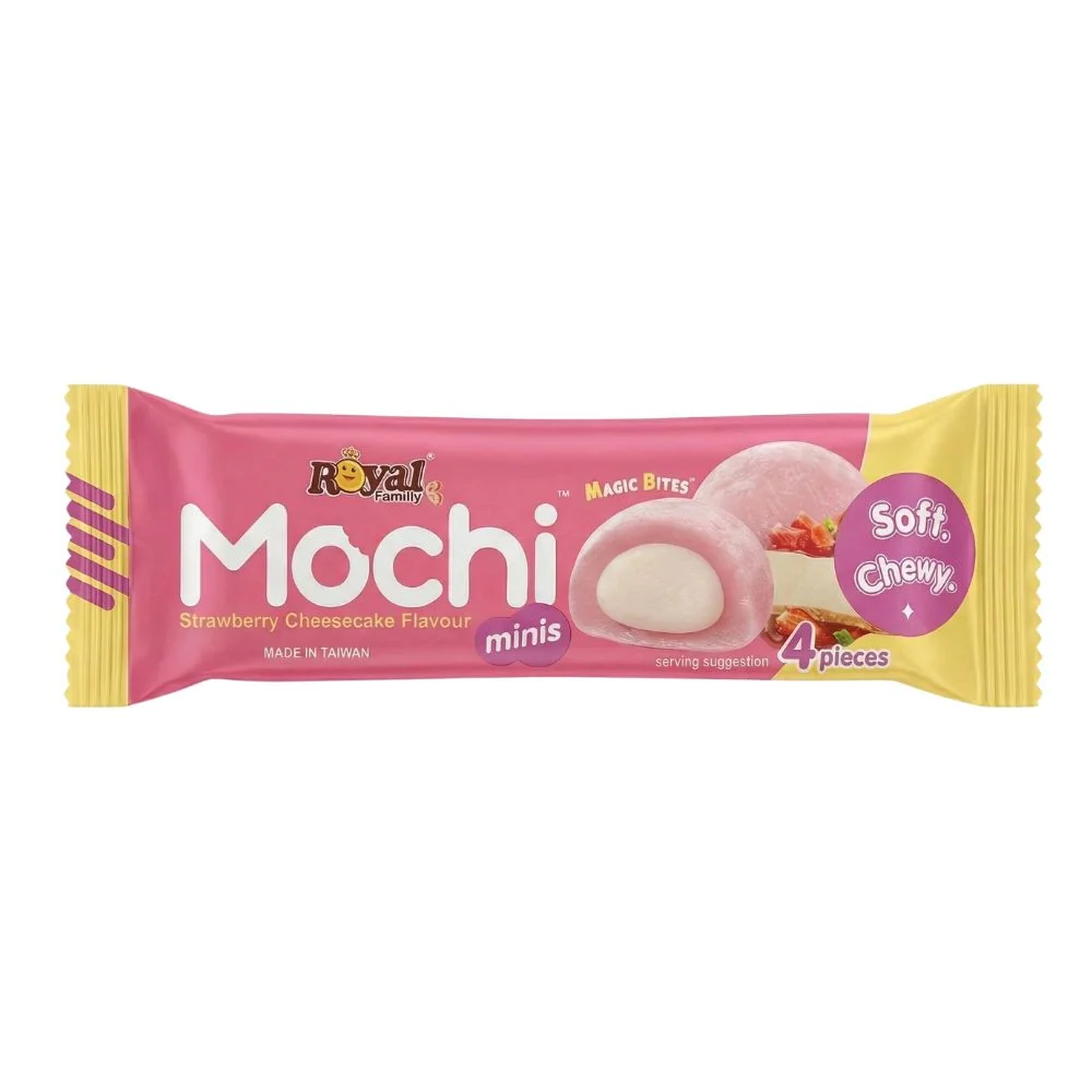 Royal Family Mochi Minis Strawberry Cheesecake, mochi s okusom cheesecakea od jagode od 40g