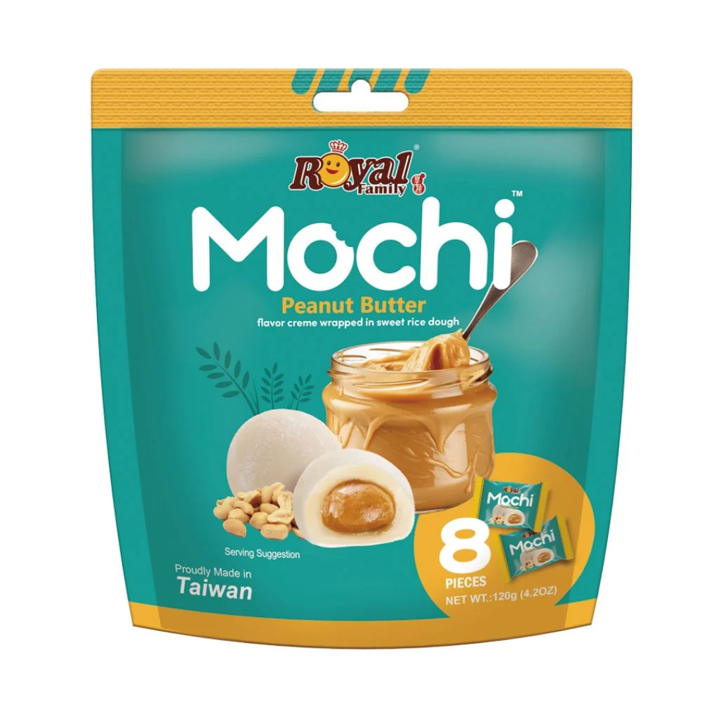 Royal Family Mochi Peanut Butter, mochi s okusom maslaca od kikirikija od 120g