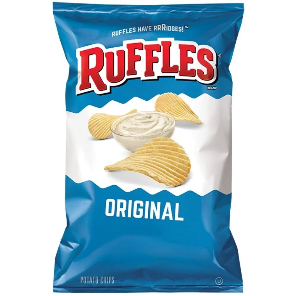 Ruffles Potato Chips Original, klasičnog okusa čipsa od krumpira od 184g