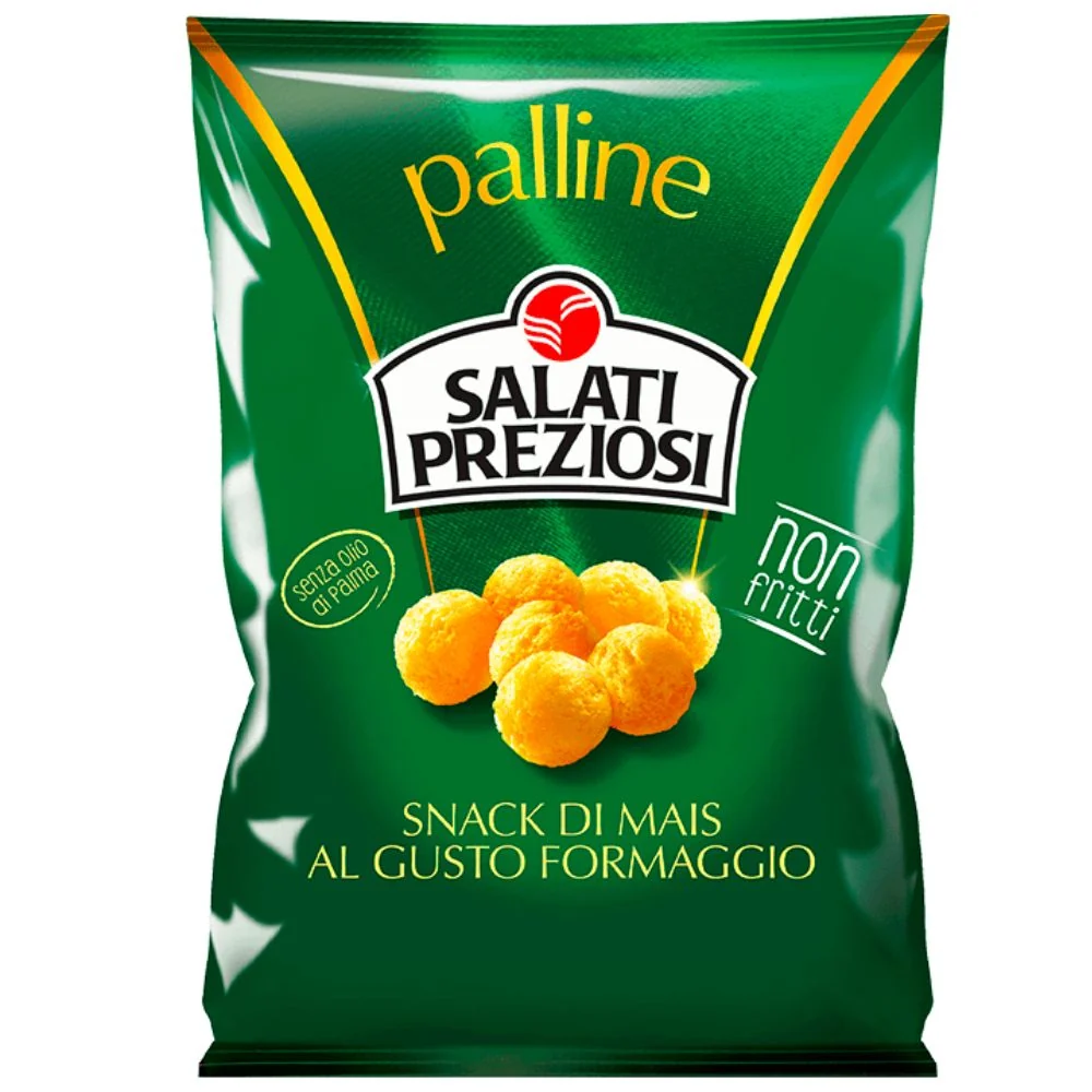 Salati Preziosi Loptice, snack kukuruzne kuglice sa sirom od 110g