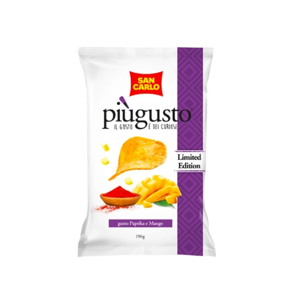 San Carlo Più Gusto Mango e Paprika, čips od manga i paprike od 150g