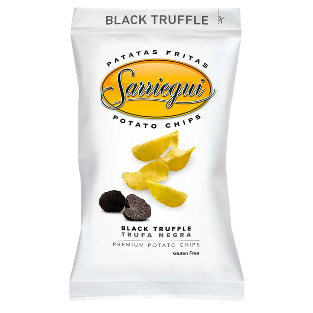 Sarriegui Potato Black Truffle, čips s okusom crnog tartufa od 40g