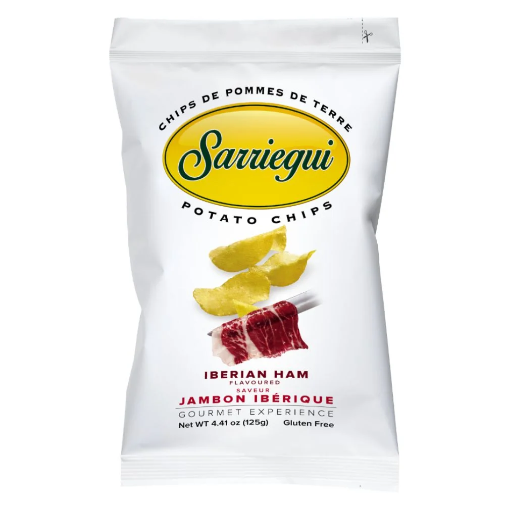 Sarriegui Potato Chips Jamon Iberico, čips s okusom iberijskog pršuta od 40g