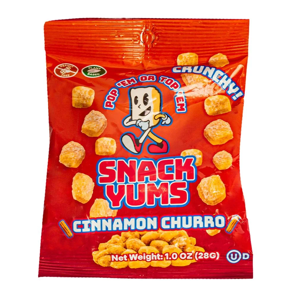 Snack Yums Cinnamon Churro, keksi s okusom cimeta od 28g