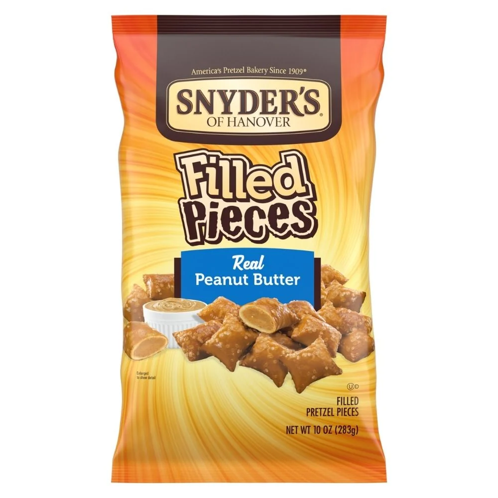 Snyder's Filled Pieces Real Peanut Butter, pereci punjeni maslacem od kikirikija od 141g