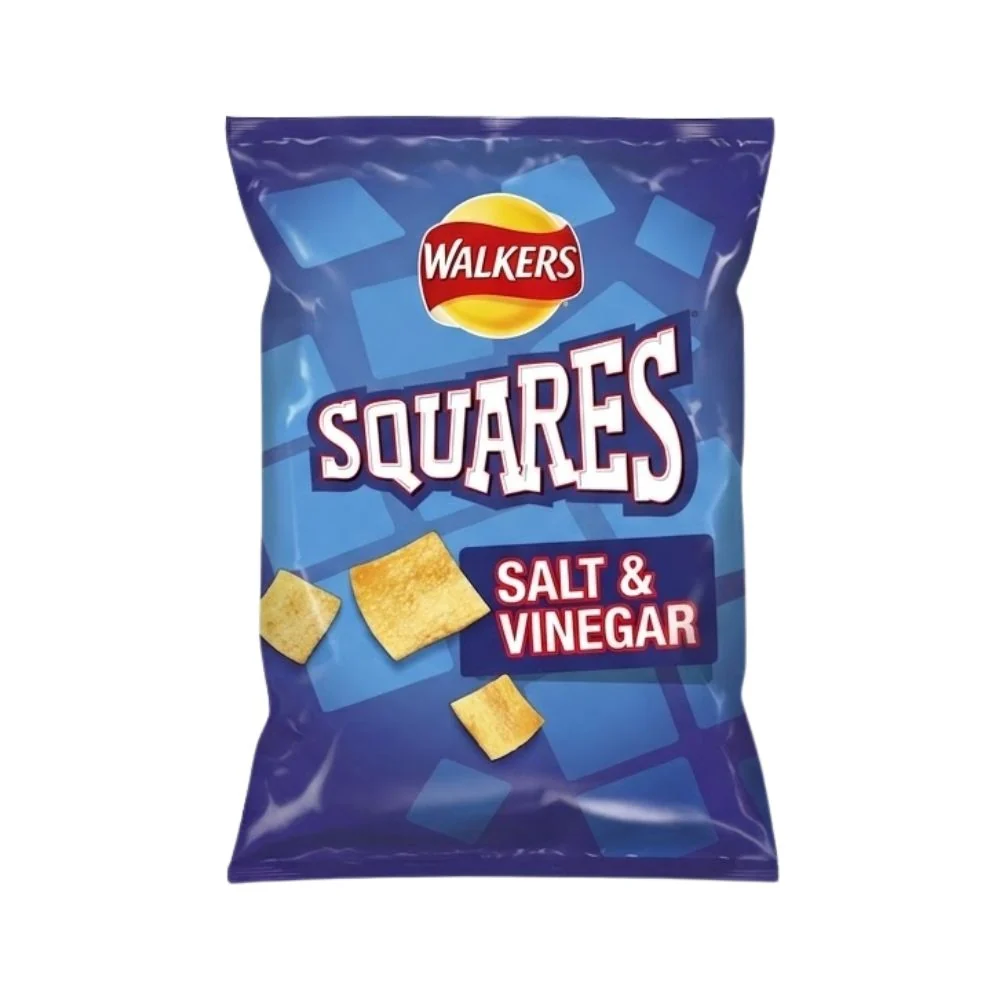 Squares Salt & Vinegar, snack sa soli i octom od 27,5g