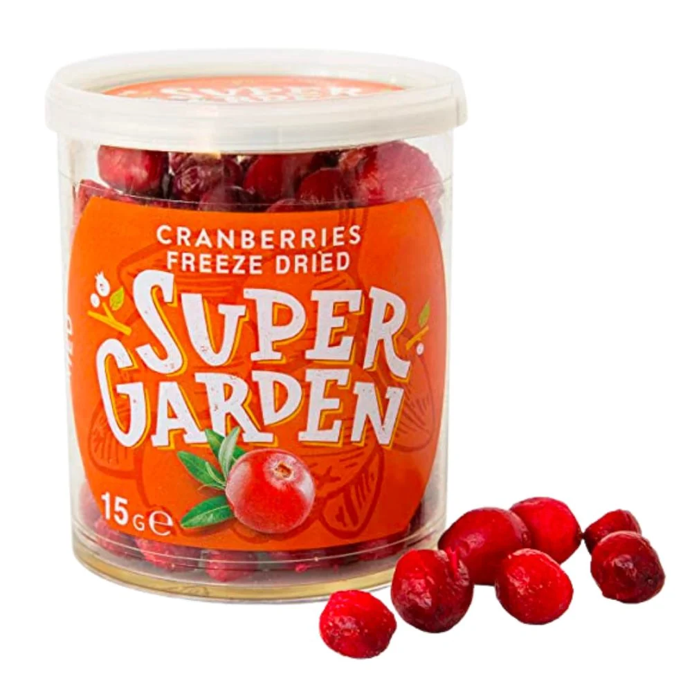 Super Garden Cranberries Freeze-Dried, liofilizirane borovnice od 15g