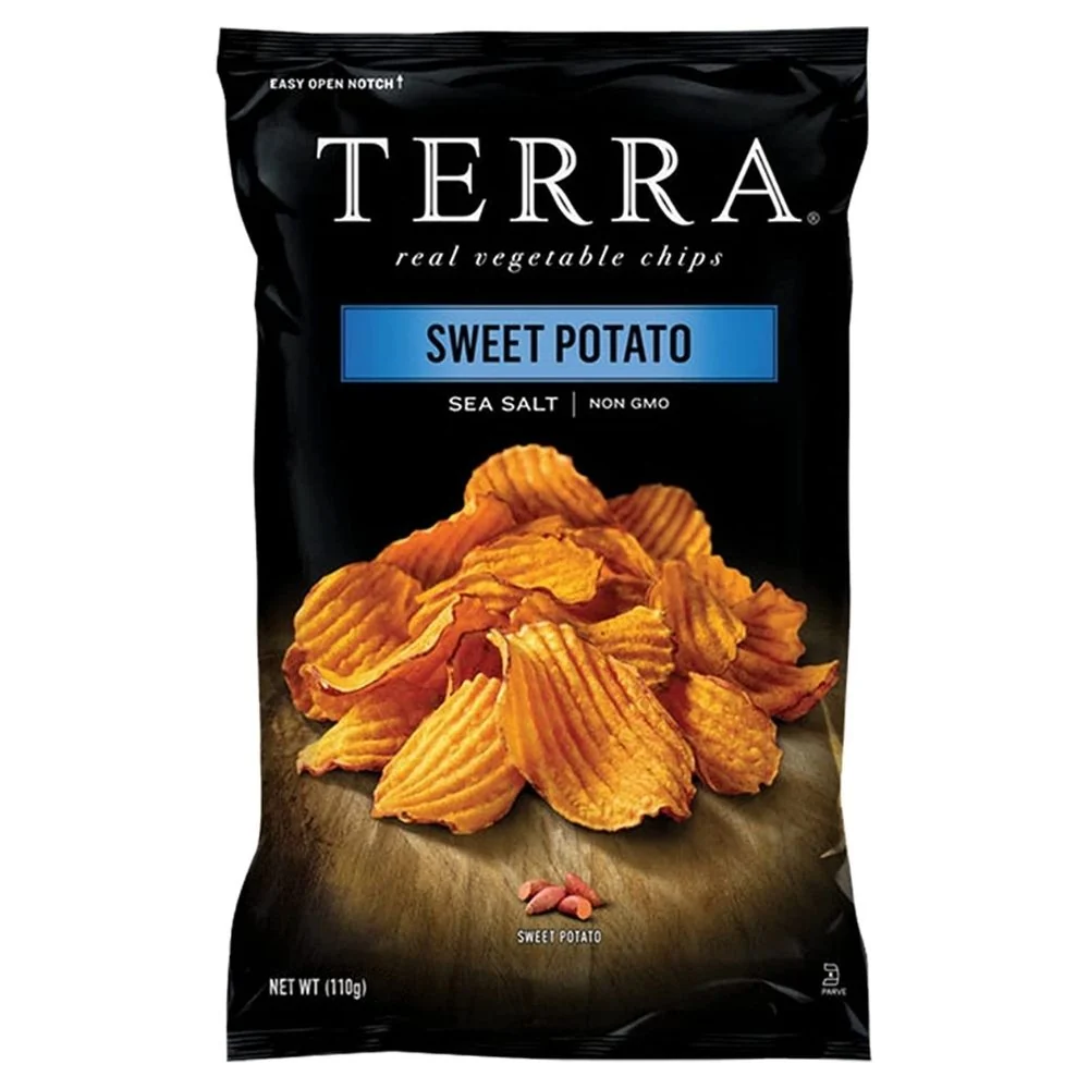 Terra Real Vegetable Chips Sweet Potato, slatki krumpir s morskom soli od 110g