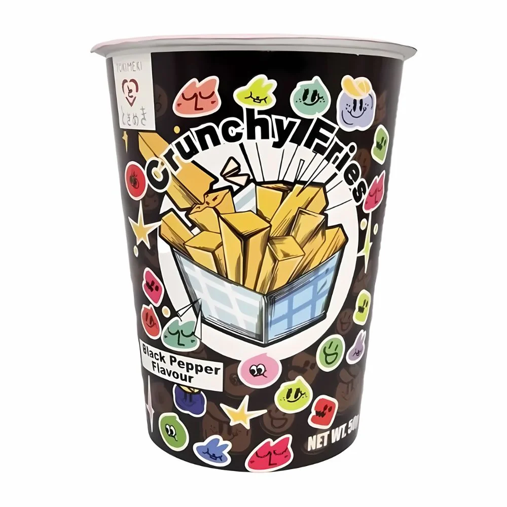 Tokimeki Crunchy Fries Black Pepper, hrskavi čips s okusom papra od 50g