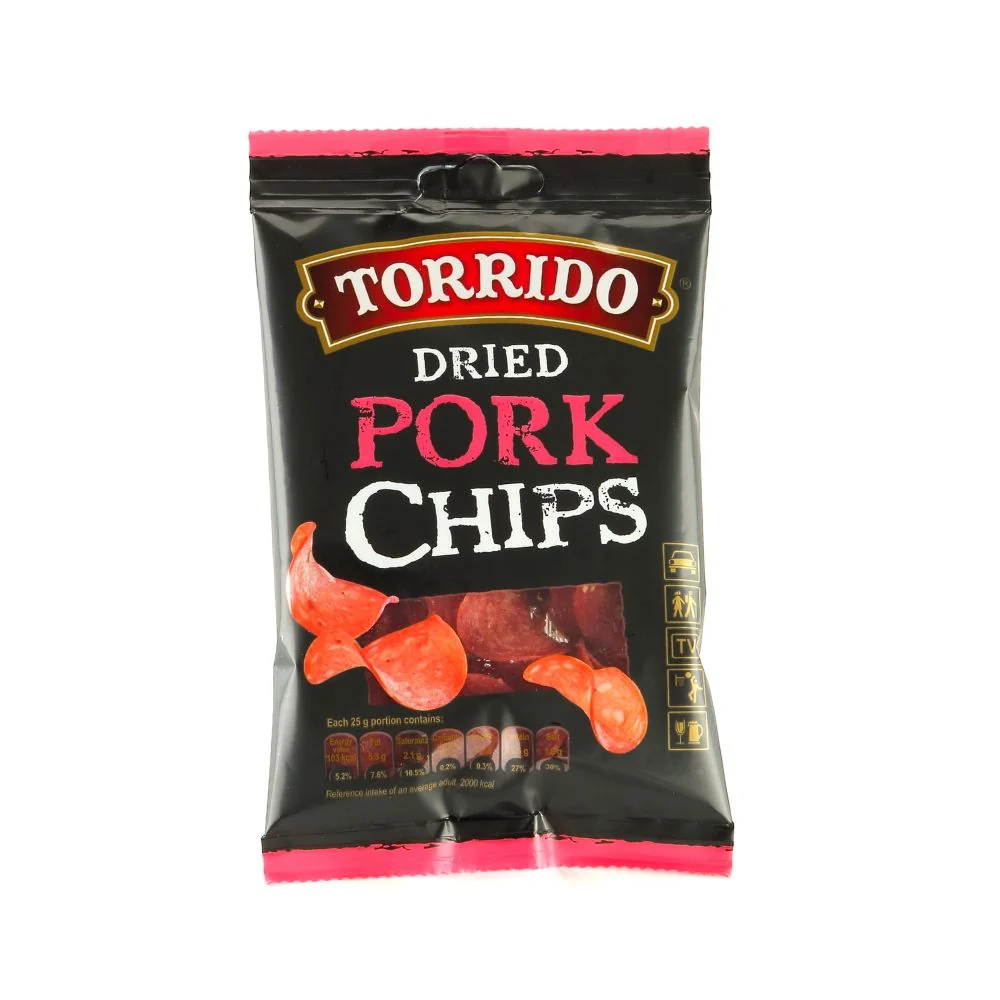 Torrido Dried Pork Chips, svinjska salama od 25g
