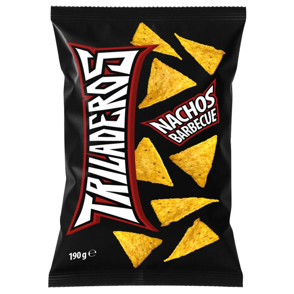 Triladeros Nachos BBQ, nachos s roštilja od 190g