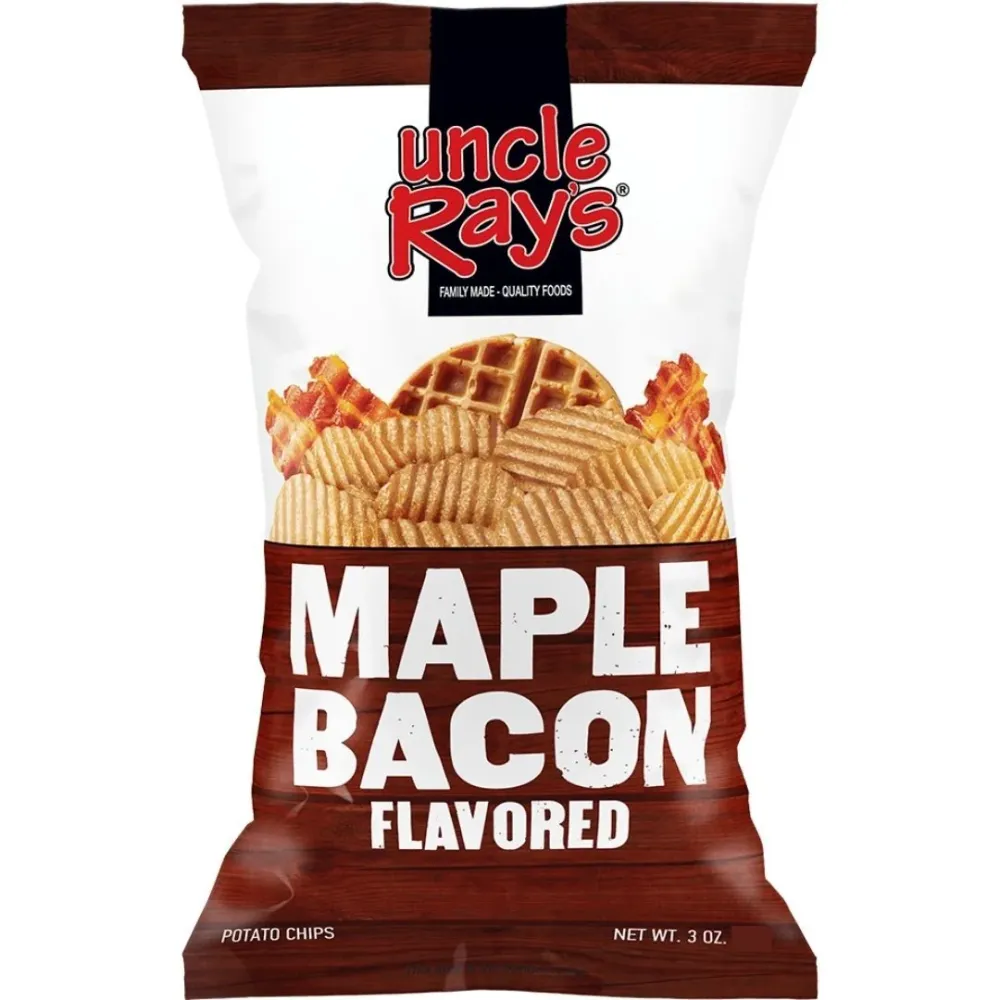 Uncle Ray's Maple Bacon Flavored, čips s okusom slanine od 120g