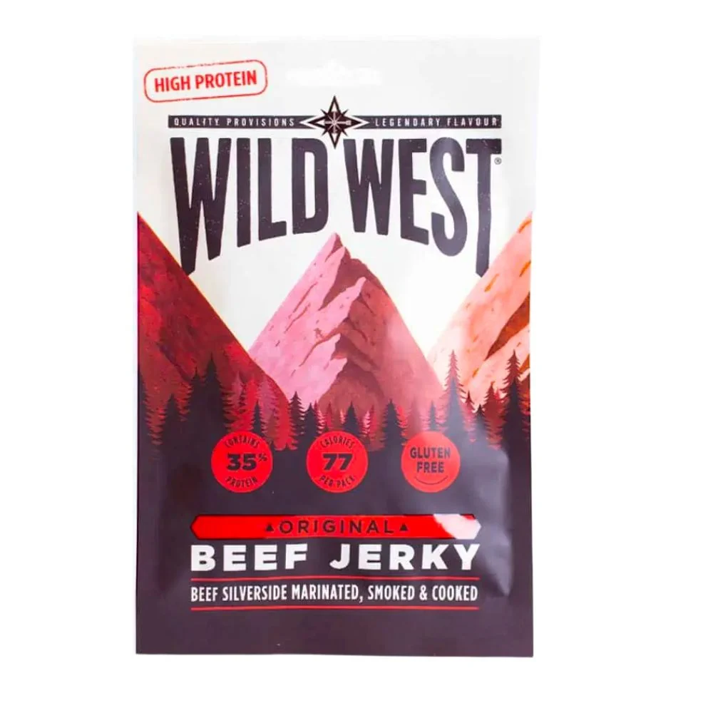 Wild West Original Beef Jerky, sušeno meso od 25g