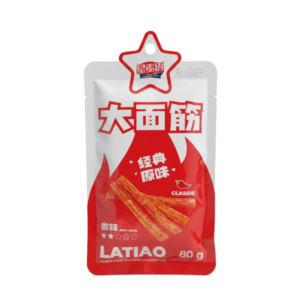 Xingmaiyu La Tiao Classic, snack začinjena pšenična grickalica od 80g