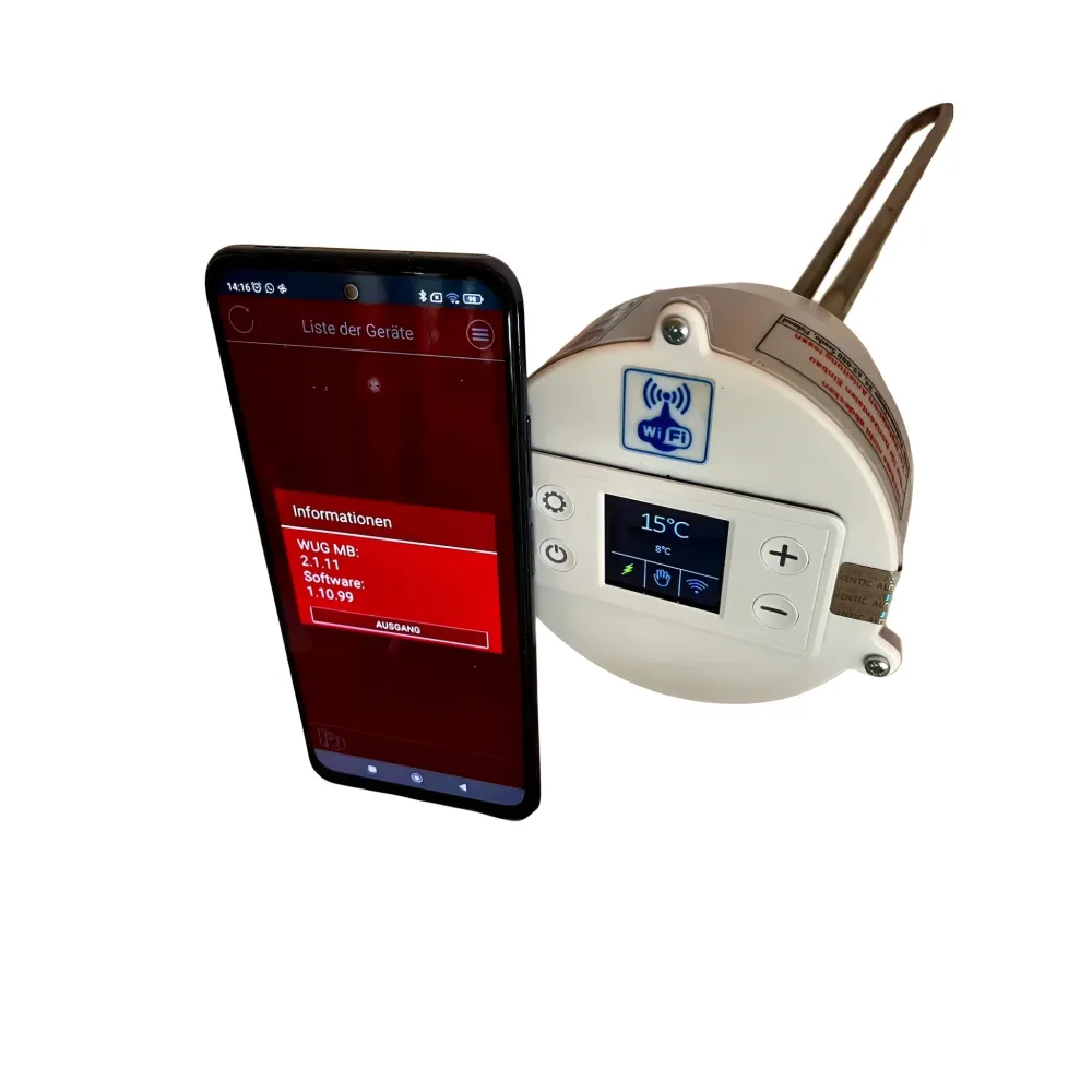 Grijać šipka 2 kW WLAN Gema GmbH električna grijać šipka 230V