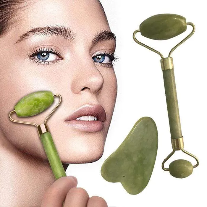 Gua Sha Jade kamen srce