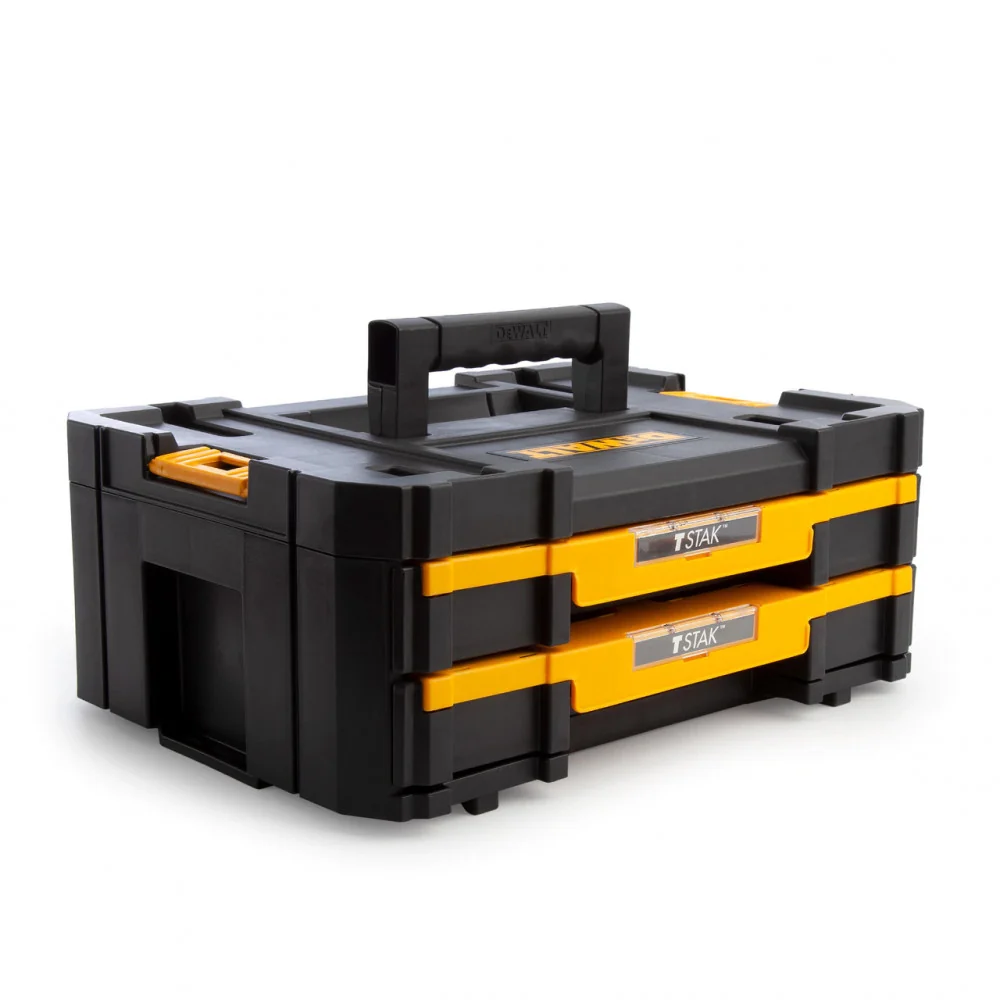 8L/7.5kg TSTAK IV Werkzeugbox 2 Schubladen, Innenteilern (DeWALT DWST1-70706)