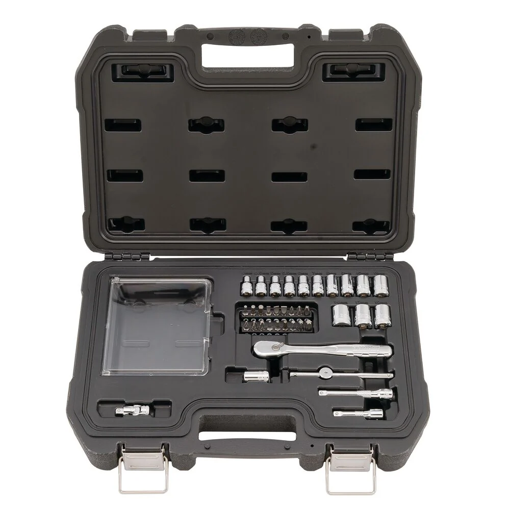 Werkzeuge - 37-teiliges Set von Köpfen mit Ratschen 1/4" (DeWALT DWMT19238-1)