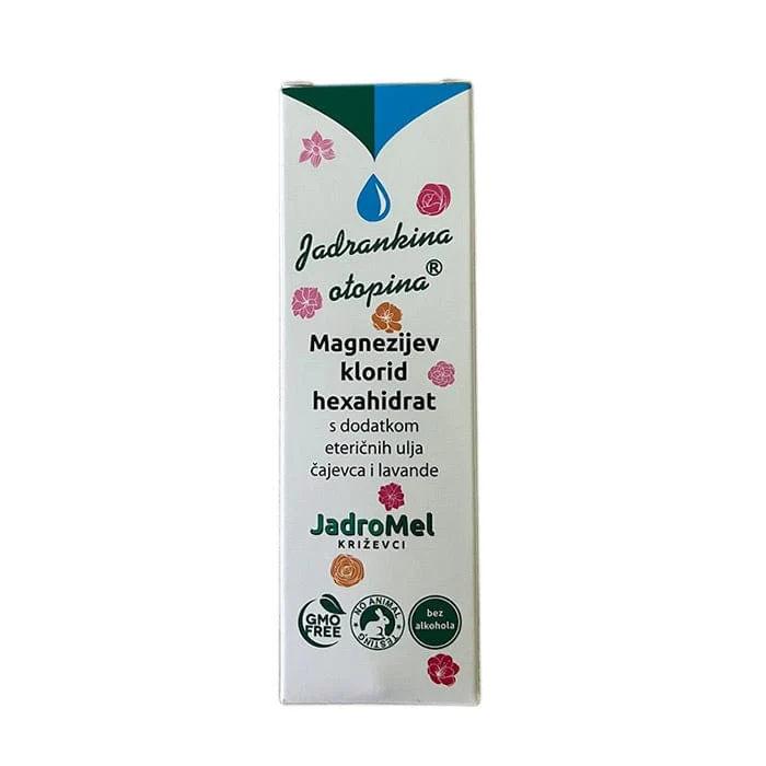 Tekući magnezijev klorid s dodatkom eteričnih ulja Jadromel 100ml