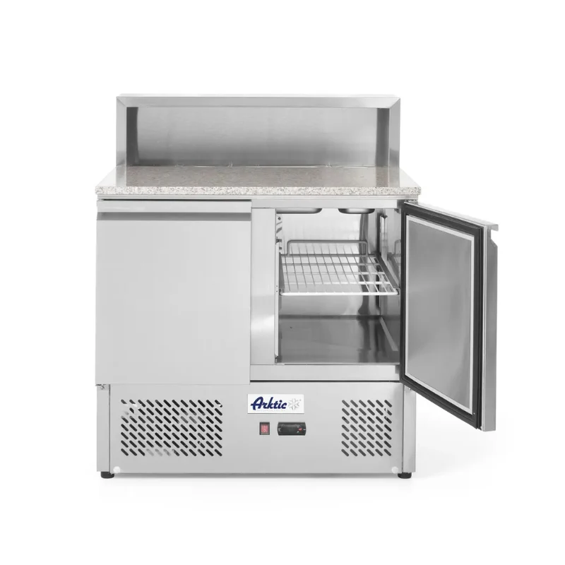 Arktic Pizza hladilni pult z dvema vratoma, 300 L, GN 1/1, granitna delovna plošč, 230V/310W