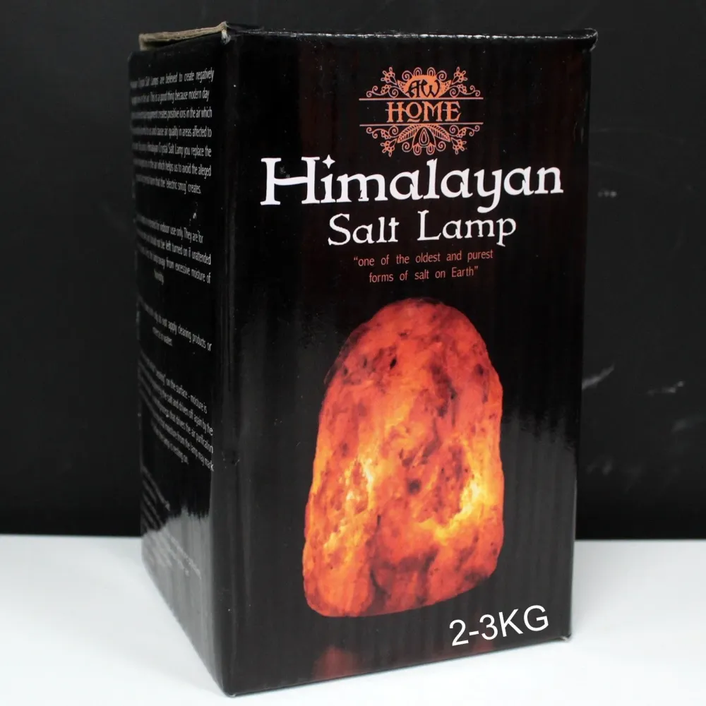 Himalajska solna lampa 2-3kg s žaruljom