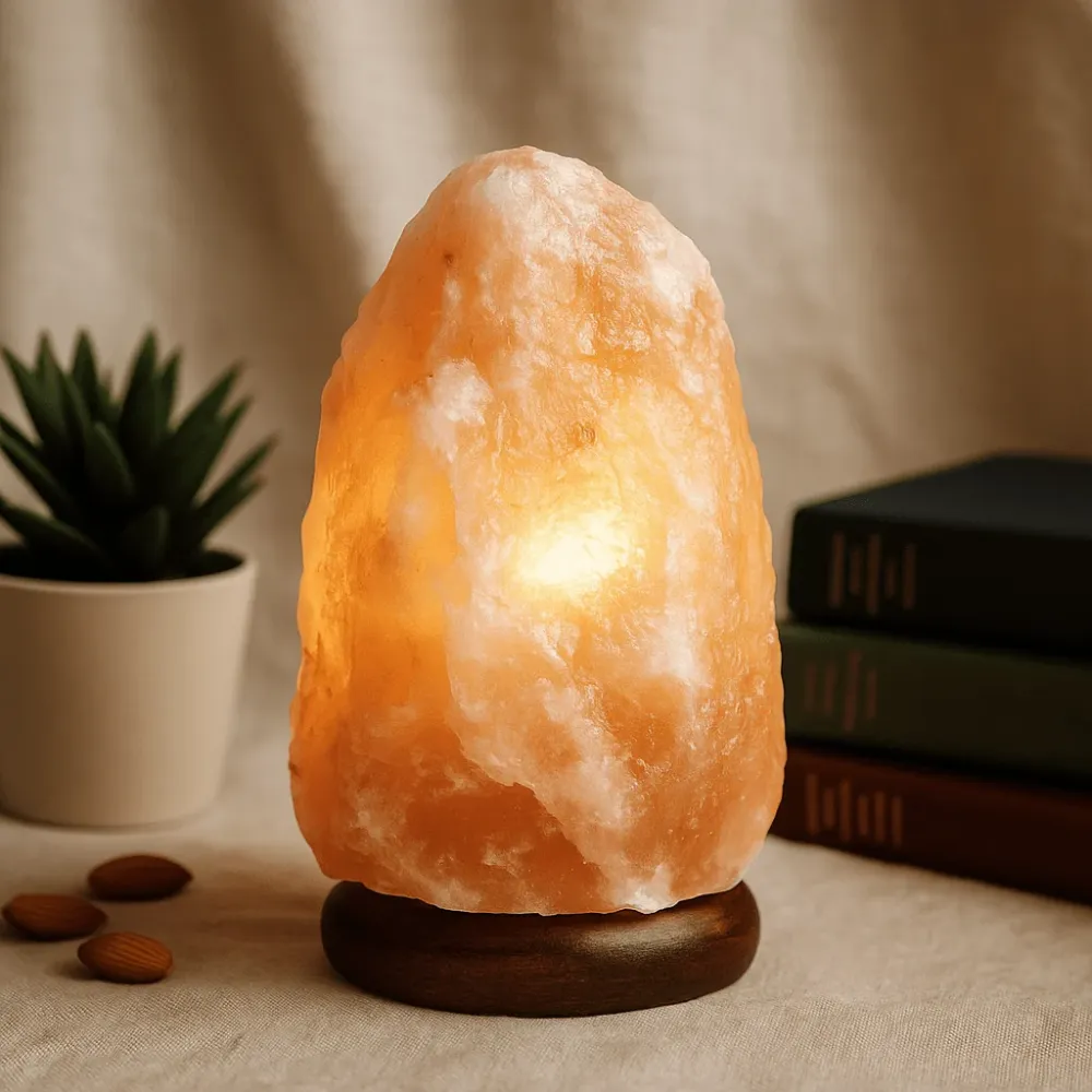 Himalajska solna lampa 8-10 kg s žaruljom