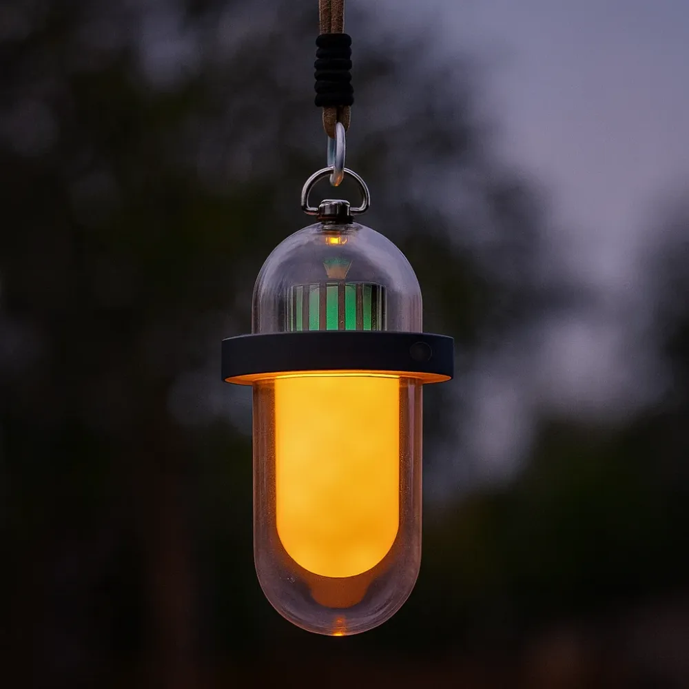 Lampa s efektom plamena, punjiva preko USB-C