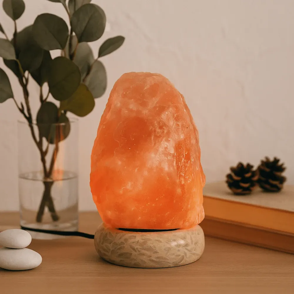 USB lampa od himalajske soli, nasumične boje, 11,5 cm