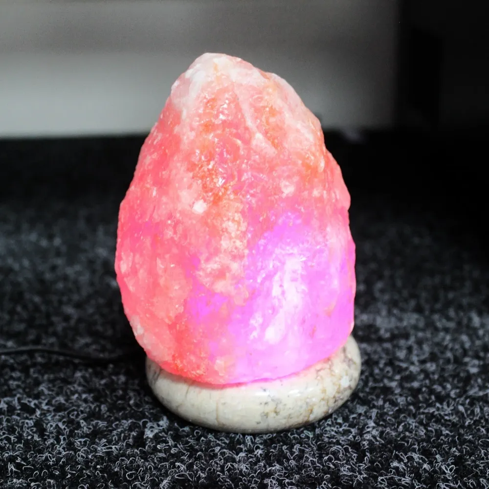 USB lampa od himalajske soli, nasumične boje, 11,5 cm
