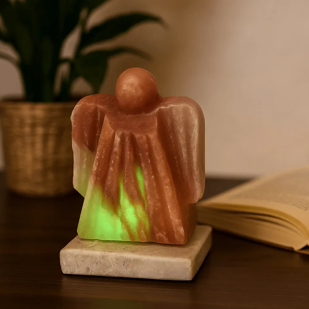 USB višebojna đeoska lampa od himalajske kristalne soli
