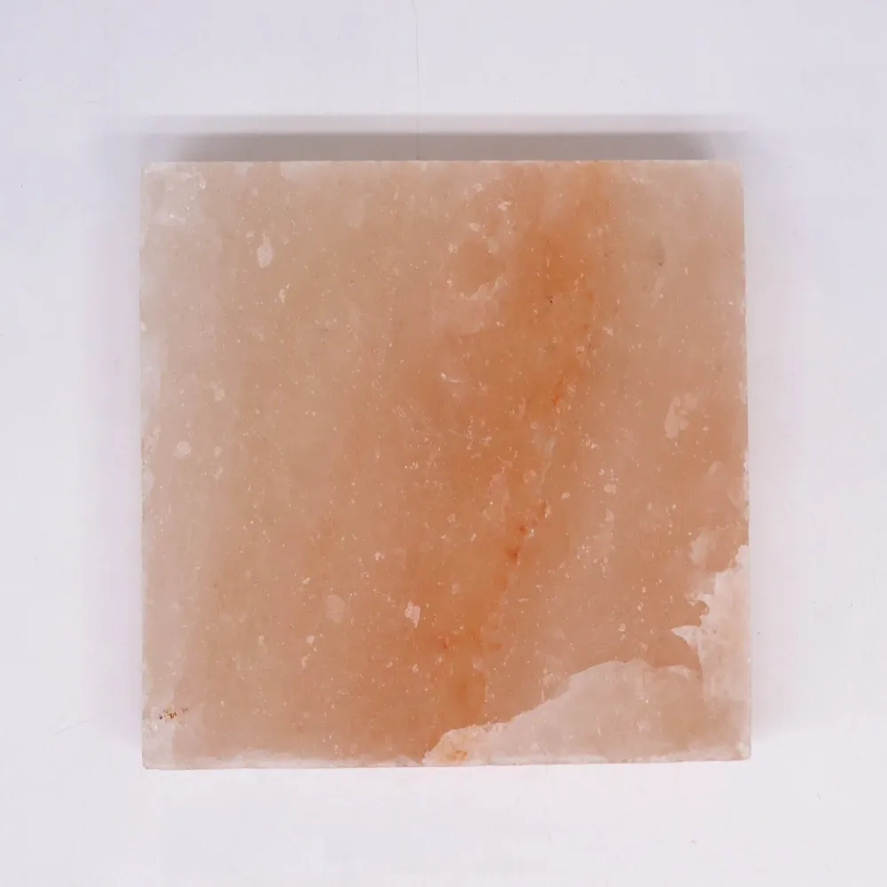 Himalajska solna ploč za kuhanje kvadratna 20x20x5cm