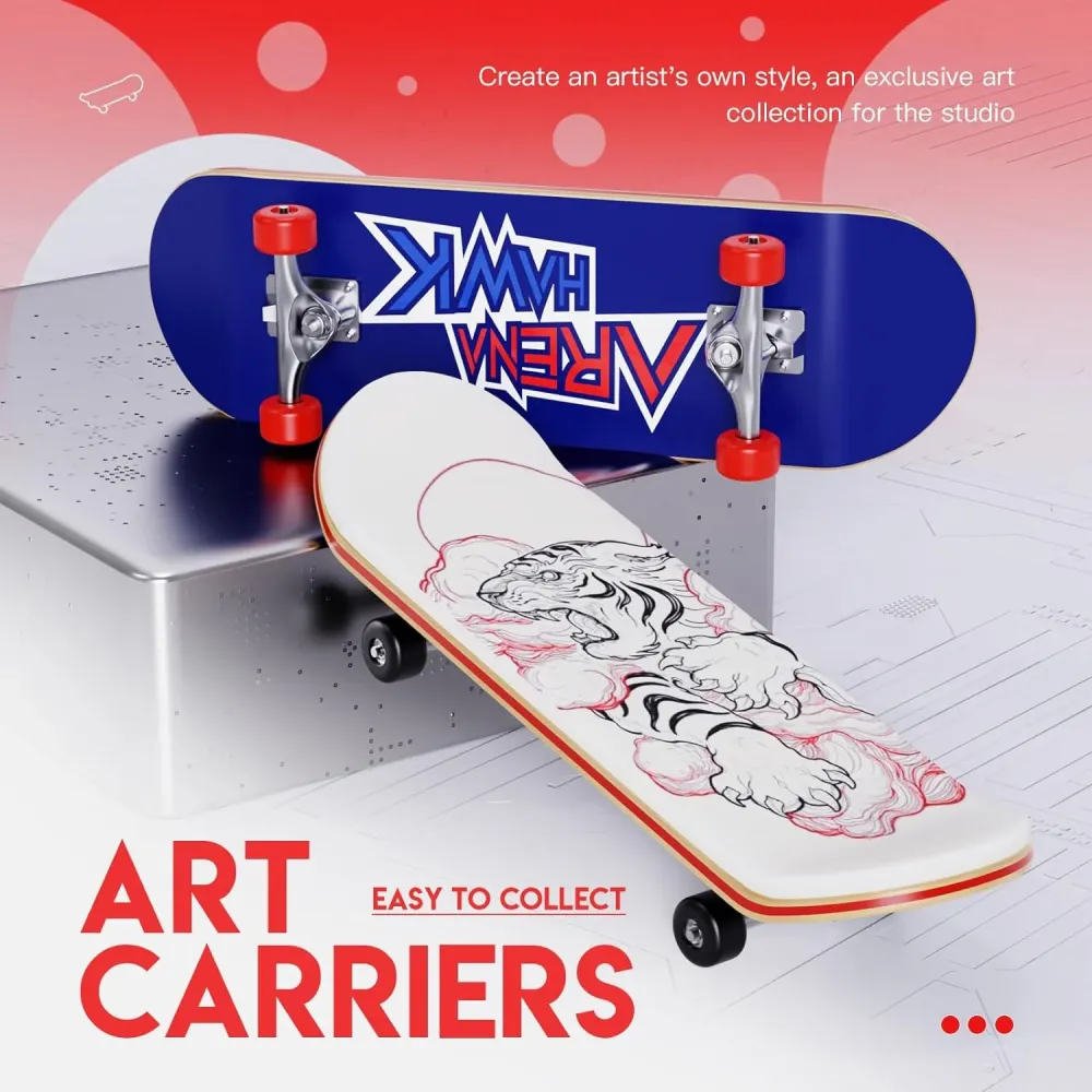 3 paketa maski za vježbanje Fingerboard Mini Skateboards Kolekcionarske stvari
