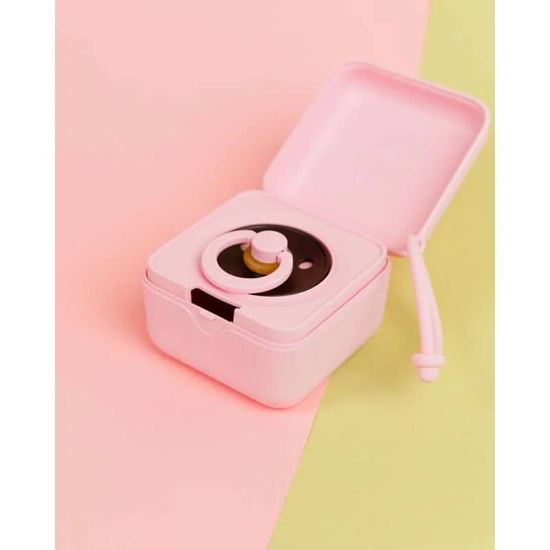 BIBS Accessories Pacifier Box - Sutteboks m. Plads til 3 Sutter - Baby Pink