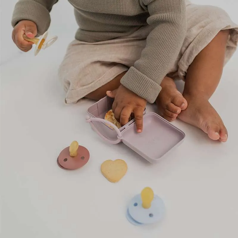BIBS Accessories Pacifier Box - Sutteboks m. Plads til 3 Sutter - Dusky Lilac