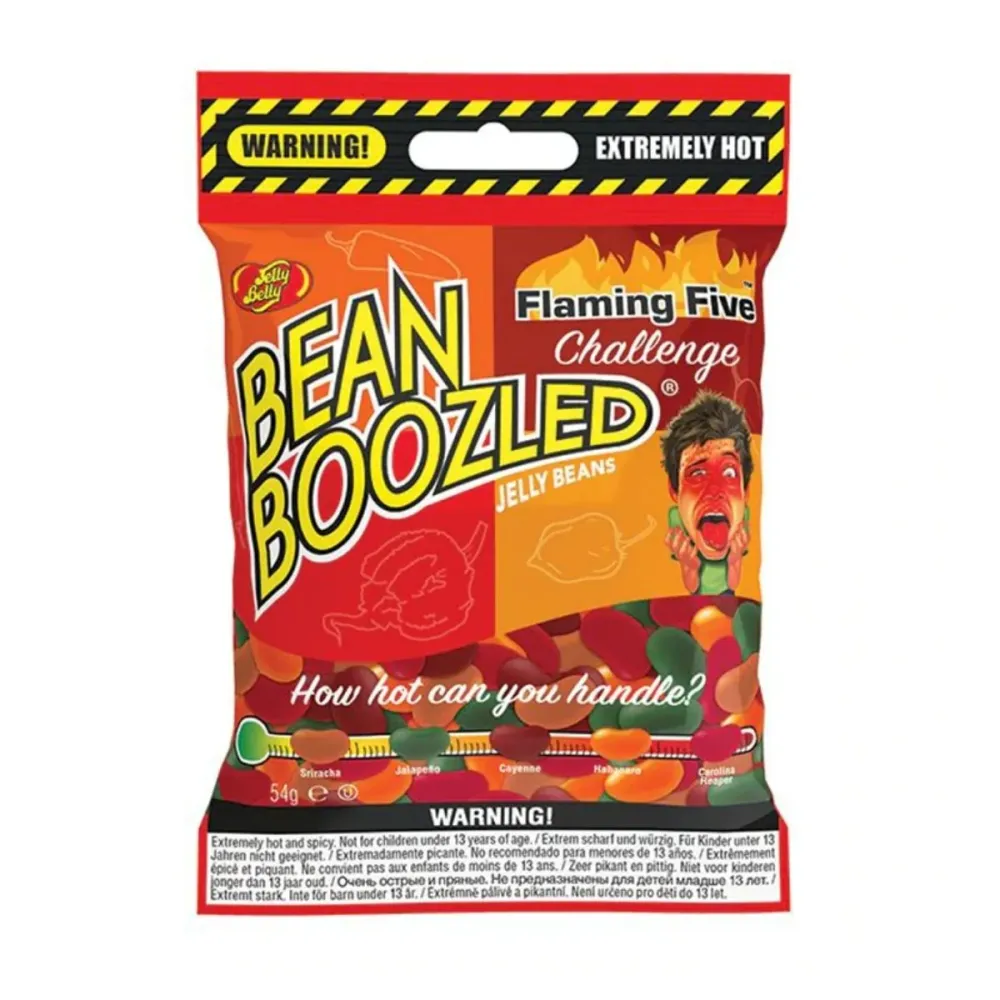 Bean Boozled Flaming Five Bag Challenge, bomboni od čilija od 54g
