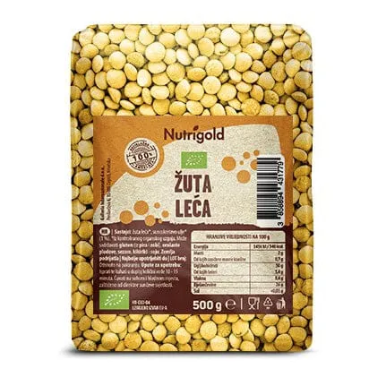 BIO Žuta leć 500g Nutrigold