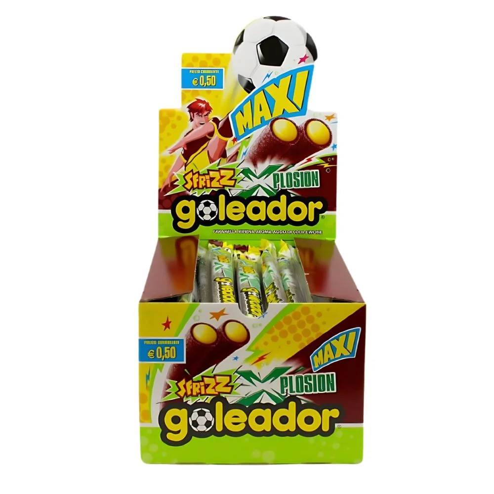 Goleador Xplosion Maxi, gumeni bomboni s voćnim okusom od 10g (pakiranje od 150)