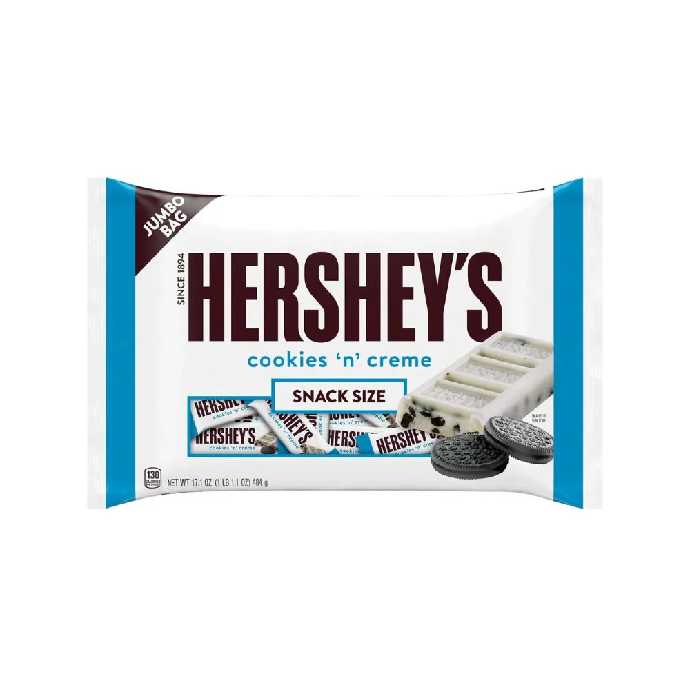 Hershey's Cookies 'n' Cream Jumbo Bag, pakiranje bijele čokolade i keksa od 484g